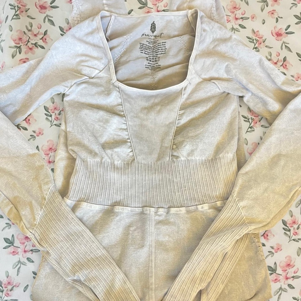 Free People White Jumpsuit